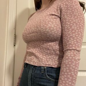 PacSun floral crop top